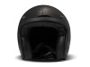 DMD Vintage Solid Black Jethelmet Helmet ECE 22.05