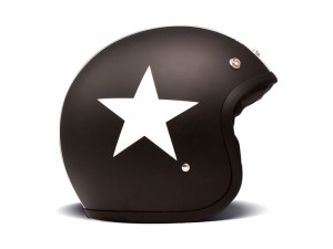 DMD Vintage Star Black Jethelm Helm Motorradhelm ECE...