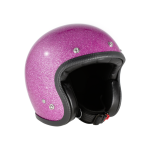 70s Seventies Metalflakes Pink Jethelm ECE 22.06