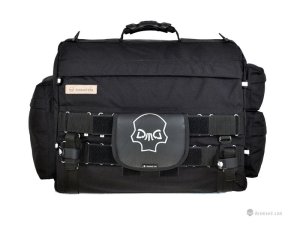 M 60 Liter Deemeed Reisetasche Motorradtasche Discovery Cordura Skull Schwarz