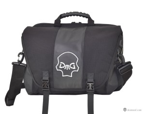 Deemeed Messenger Bag MOTONOTE Ballistic Nylon Leather Black