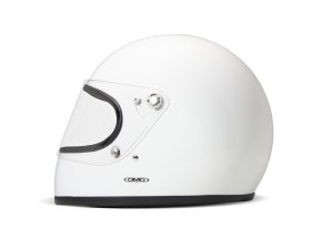 DMD Rocket White Retro Fullface Helmet ECE 22.05