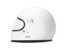DMD Rocket White Retro Fullface Helmet ECE 22.05