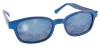 KD´s 20122 blaue Sonnenbrille Blue Ice blauem Glas Kult Brillen SOA