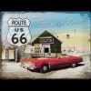 30x40cm Blechschild Route 66 The Mother Road
