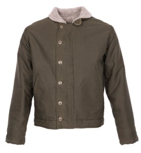 Pike Brothers 1944 N1 Deck Jacket Waxed Olive