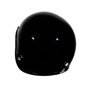 70´s Seventies Superflat Glossy Black Jethelm ECE