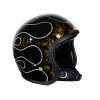 S 54,5-55,5cm 70s Seventies Superflakes Skull & Flames Jethelm 2015 ECE