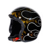 S 54,5-55,5cm 70s Seventies Superflakes Skull & Flames Jethelm 2015 ECE