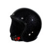 M 56-57,5cm 70s Seventies Metalflakes Black Jethelm ECE