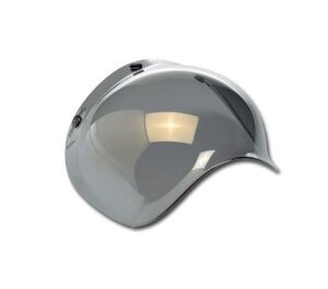 Biltwell Visier Bubble Visor Smoke Motorad Jethelm Grau