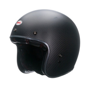 Bell Custom 500 Carbon Matte Black Jethelmet Helmet ECE...