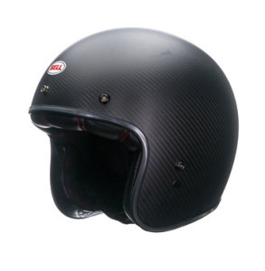 Bell Custom 500 Carbon Matte Black Jethelmet Helmet ECE 22.05