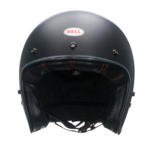 Bell Custom 500 Carbon Matte Black Jethelm Helm Motorradhelm ECE 22.05 Mattschwarz