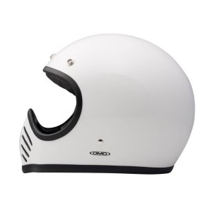 DMD Seventy Five White Retro Helmet ECE 22.05