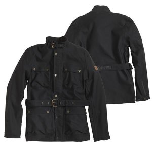 Rokker SALE Black Jacket Long Herren Motorradjacke