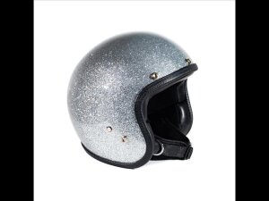 XS 52-53cm 70´s Seventies Metalflakes Silver...