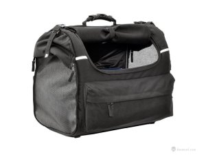 Deemeed Pet Bag Cordura Medium Transporttasche für mittelgroße Hunde Motorradtasche Hundetasche