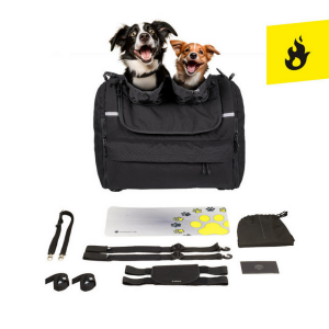 Deemeed Pet Bag M Cordura Medium DOUBLE für 2 Hunde...