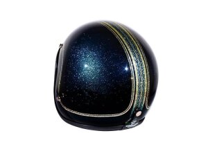 XL 60-61cm 70´s Seventies Superflakes Vintage Blue 2016 Jethelm ECE 22.06