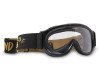 DMD Ghost Goggle Visierbrille klares Glas  für viele Jethelme und Retro Crosshelme