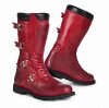 40 Stylmartin Continental Red Stiefel Motorradschuhe Rot