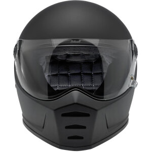 Biltwell Lane Splitter Mattschwarz Retro Integralhelm ECE...
