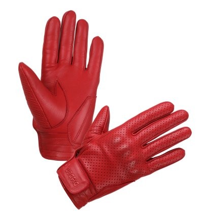 Modeka Handschuhe Hot Classic Motorradhandschuhe Leder Rot
