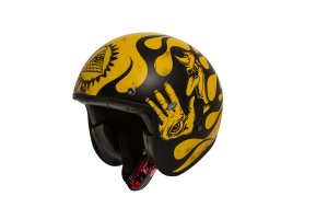 Premier Le Petit BD 12 BM Open Face Helmet Yellow Black