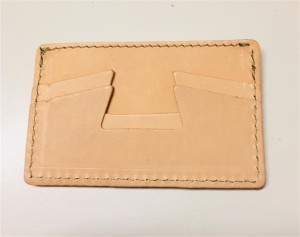 EAT DUST Leather Creditcard Holder Natural