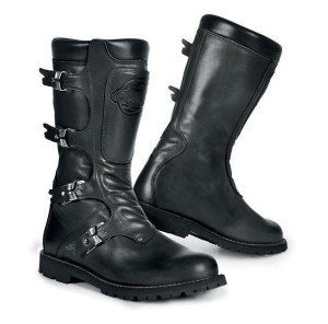 Stylmartin Continental Black Motorcycle Boots Shoes 44