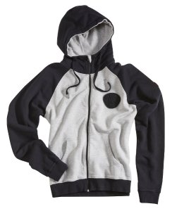 Rokker Racing Association Herren Hoodie Schwarz Hellgrau