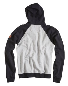 Rokker Racing Association Mens Hoodie Black Light Grey