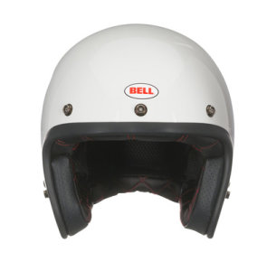 Bell Custom 500 Vintage White Jethelm Helm Motorradhelm ECE 22.05 Weiss