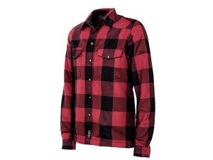 XL John Doe Motoshirt Red XTM® Herren Motorradhemd