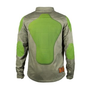 4XL John Doe Motoshirt Olive XTM® Herren Motorradhemd