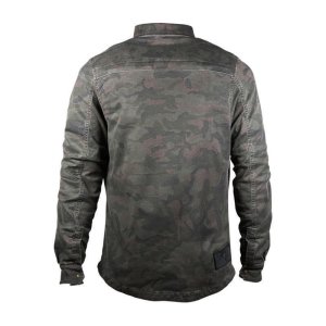 John Doe Herren Motoshirt Camouflage mit XTM-Fiber Hemd...
