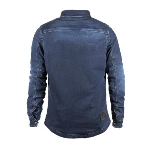 John Doe Herren Motoshirt Dark Blue mit XTM-Fiber Hemd Kevlarhemd  Motorradhemd