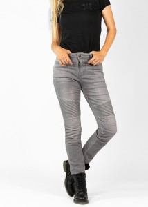 John Doe Betty Biker Jeans Light Grey XTM® Women...