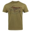 XXL Rokker Heritage Brown Herren T-Shirt