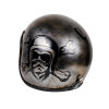 70s Seventies Dirties Collection Eat my Dust Jet Helmet Silver ECE M 57-59cm