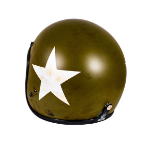 70s Seventies Dirties Collection Nato Green Jet Helmet ECE S1 54-55.5cm