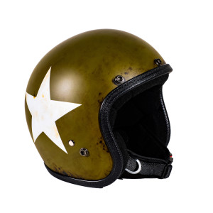 70s Seventies Dirties Collection Nato Green Jet Helmet...