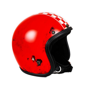 70s Seventies Dirties Collection The Original Jet Helmet Red ECE