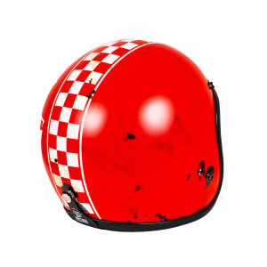 70s Seventies Dirties Collection The Original Jet Helmet Red ECE L 59-60cm
