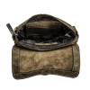 Jack´s Inn 54 Black Bourbon Rock Leather Belt Bag Small Dark Brown