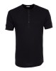 Pike Brothers 1927 Henley Shirt Short Sleeve Faded Black