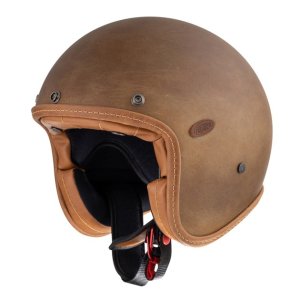Premier Le Petit Evo Brown Old Style BM Jet Helmet ECE