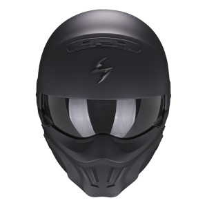 Scorpion Exo Combat Evo Motorcycle Helmet Integral Helmet Solid Matte Black XXL (63-64cm)