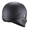 Scorpion Exo Combat Evo Motorcycle Helmet Integral Helmet Solid Matte Black XXL (63-64cm)